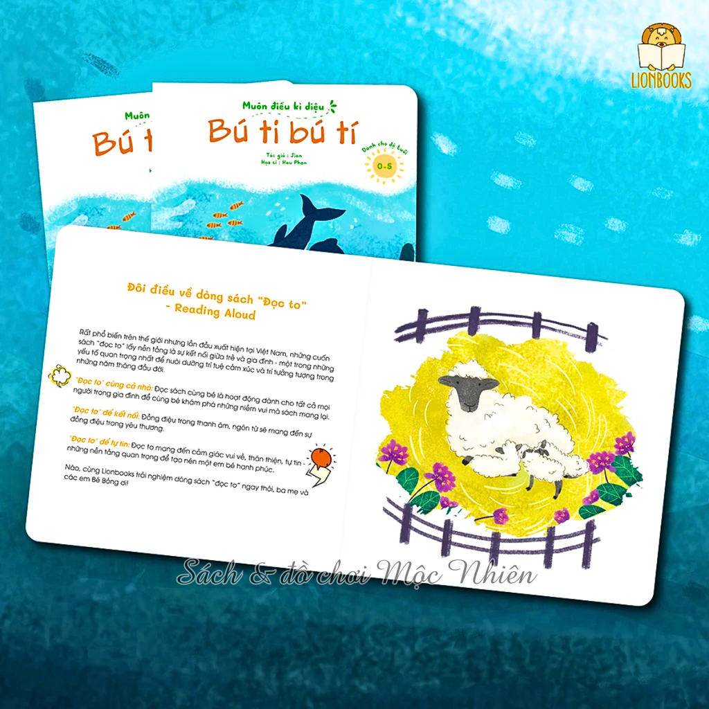 Bộ 02 cuốn sách - Muôn điều kì diệu Phần 1 (Trứng ơi dậy thôi và Bú ti bú tí) - Lionbooks