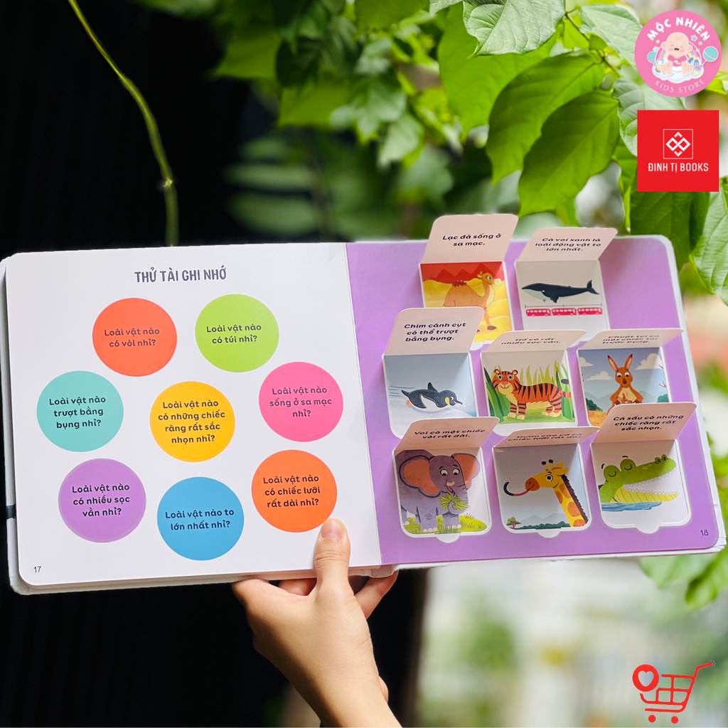 Sách Tương Tác Lật Mở Khám Phá Lift the flap - Bé học cách yêu thương (Cho bé từ 2 - 6 tuổi) – Đinh Tị Books 