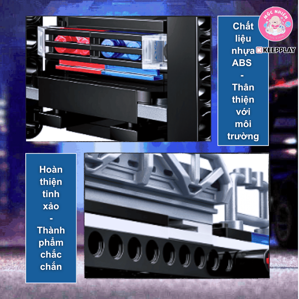 Đồ chơi lắp ráp xếp hình K Keepplay 11022 - Xe leo núi tấn công (207 chi tiết)