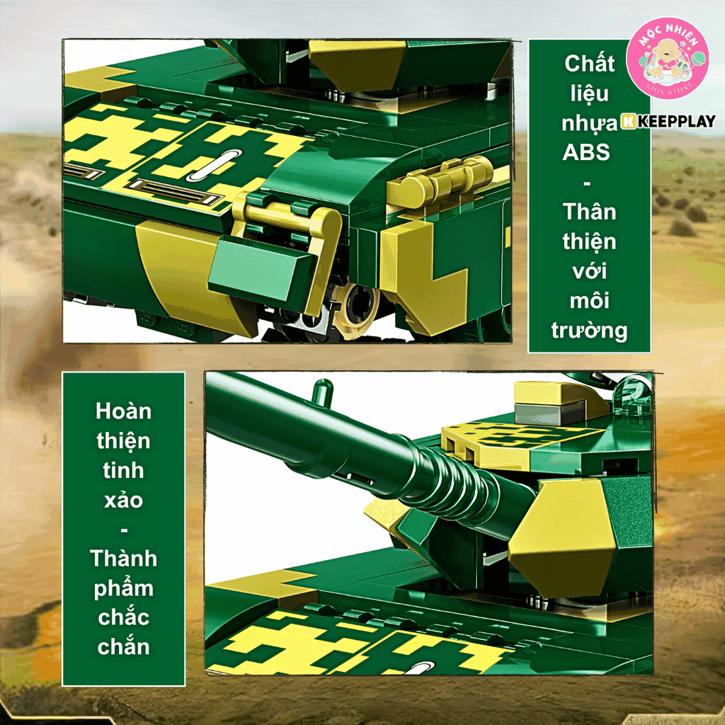 Đồ chơi lắp ráp, xếp hình Keepplay 25002 - Tấn công mạnh (289 chi tiết)