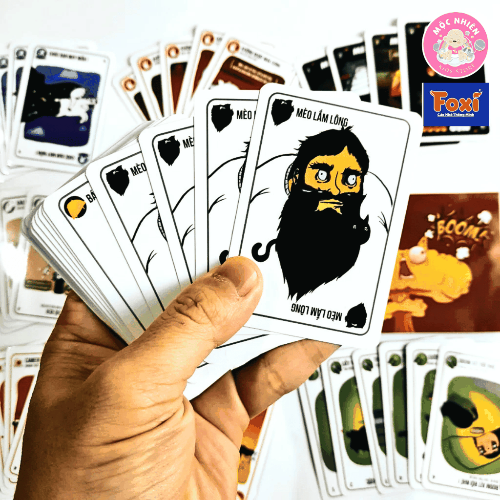 Board game - Thẻ bài Mèo Oẳng-Mèo Zombie-của Foxi Toy - Trò chơi gia đình-bạn bè-hấp dẫn-kịch tính