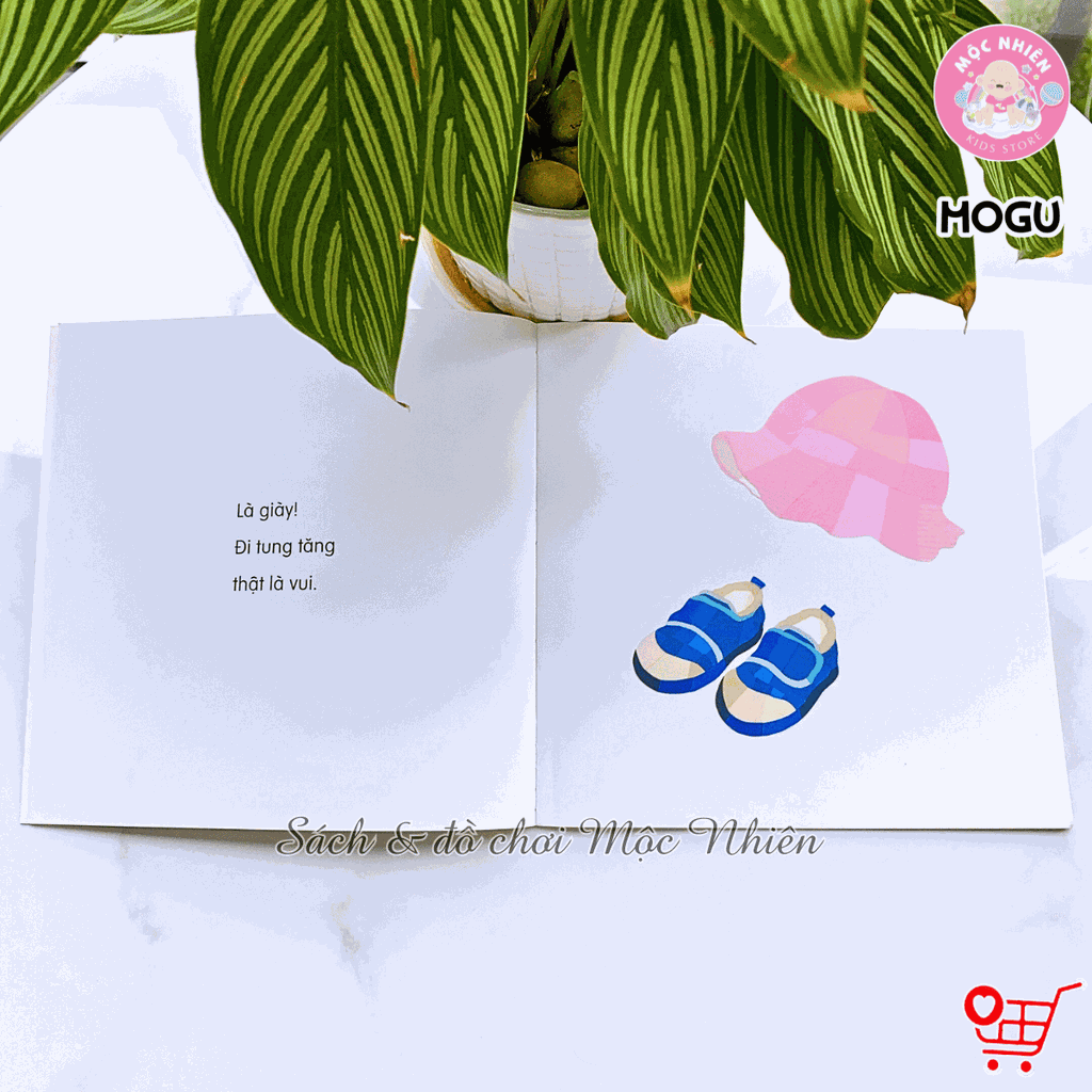 Combo 04 cuốn Sách Truyện Ehon cho bé 1-2-3 tuổi - Bé học đồ vật (0-3 tuổi) - MOGU