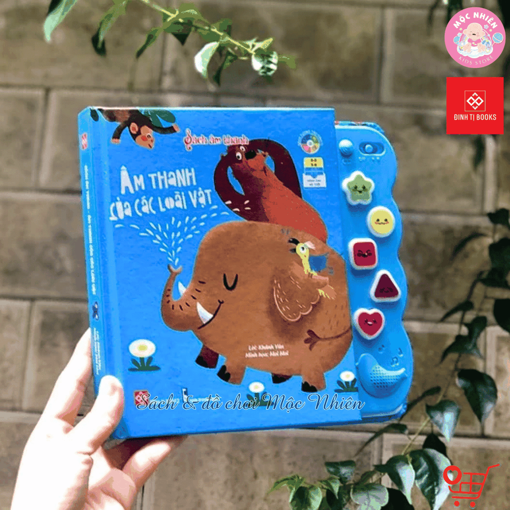 Sách âm thanh - Âm thanh của các loài vật - Đinh Tị Books