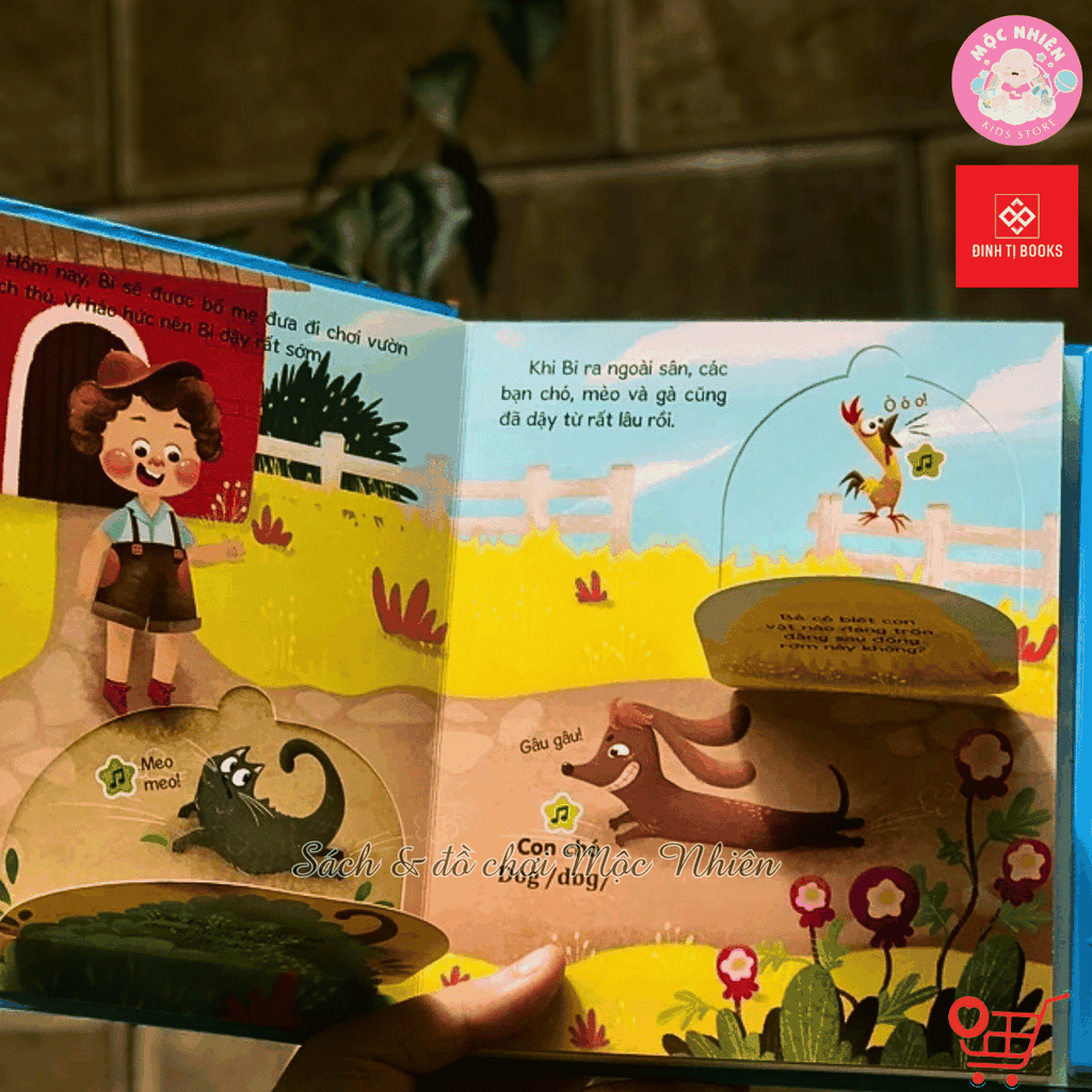 Sách âm thanh - Âm thanh của các loài vật - Đinh Tị Books