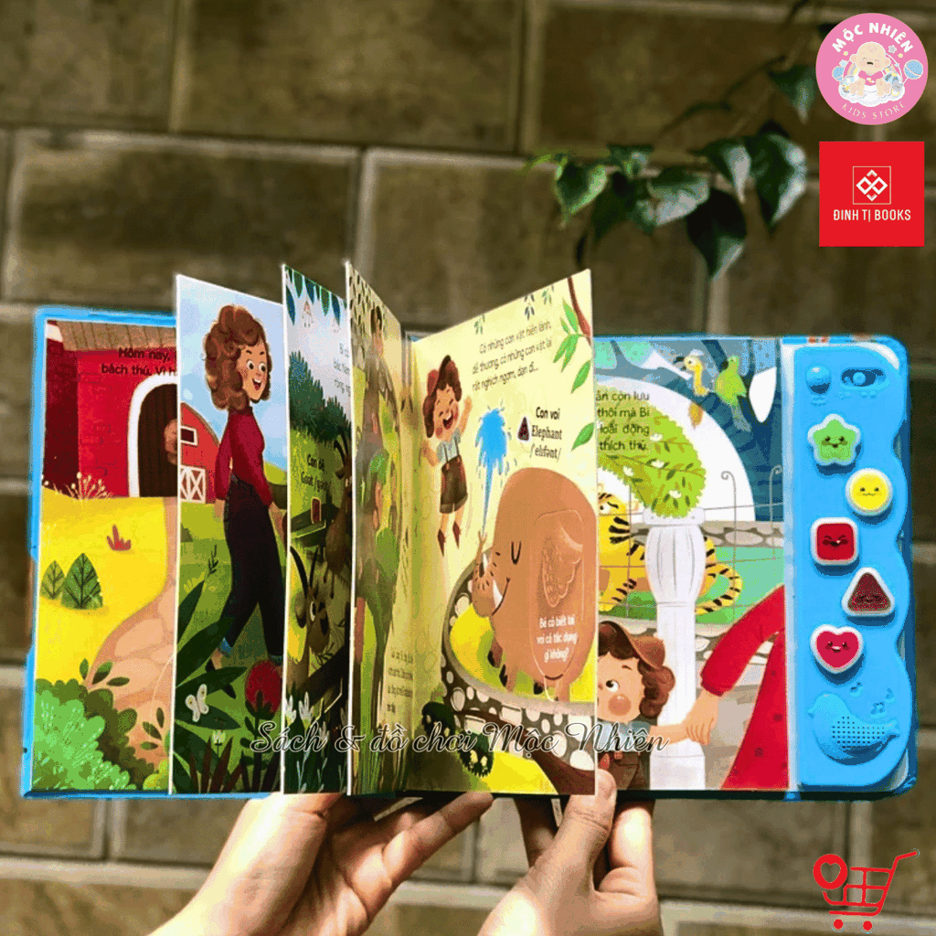 Sách âm thanh - Âm thanh của các loài vật - Đinh Tị Books