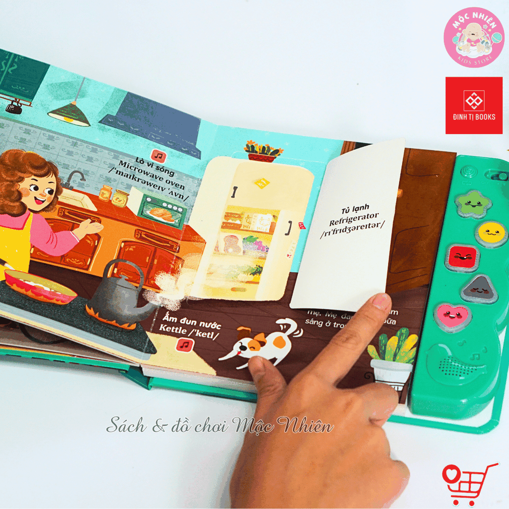 Sách âm thanh - Âm thanh cuộc sống quanh em - Đinh Tị Books