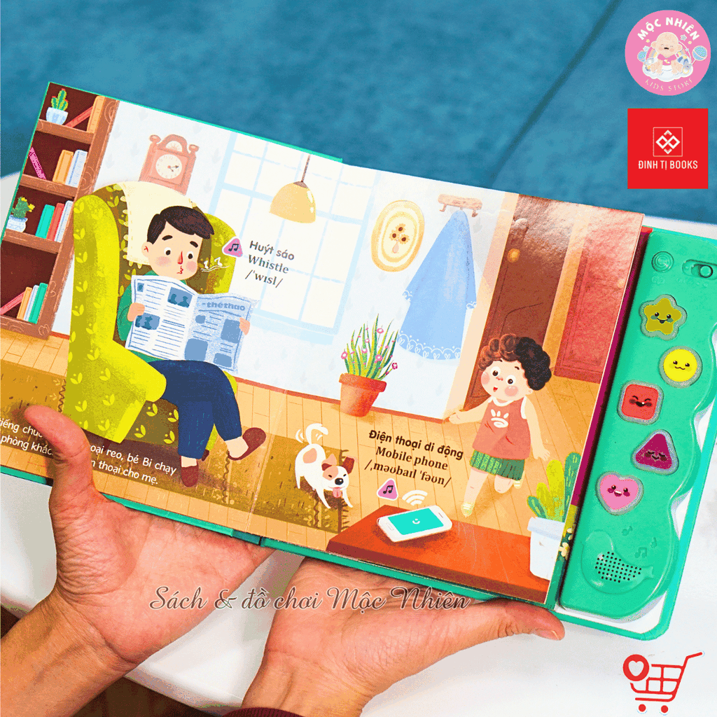 Sách âm thanh - Âm thanh cuộc sống quanh em - Đinh Tị Books