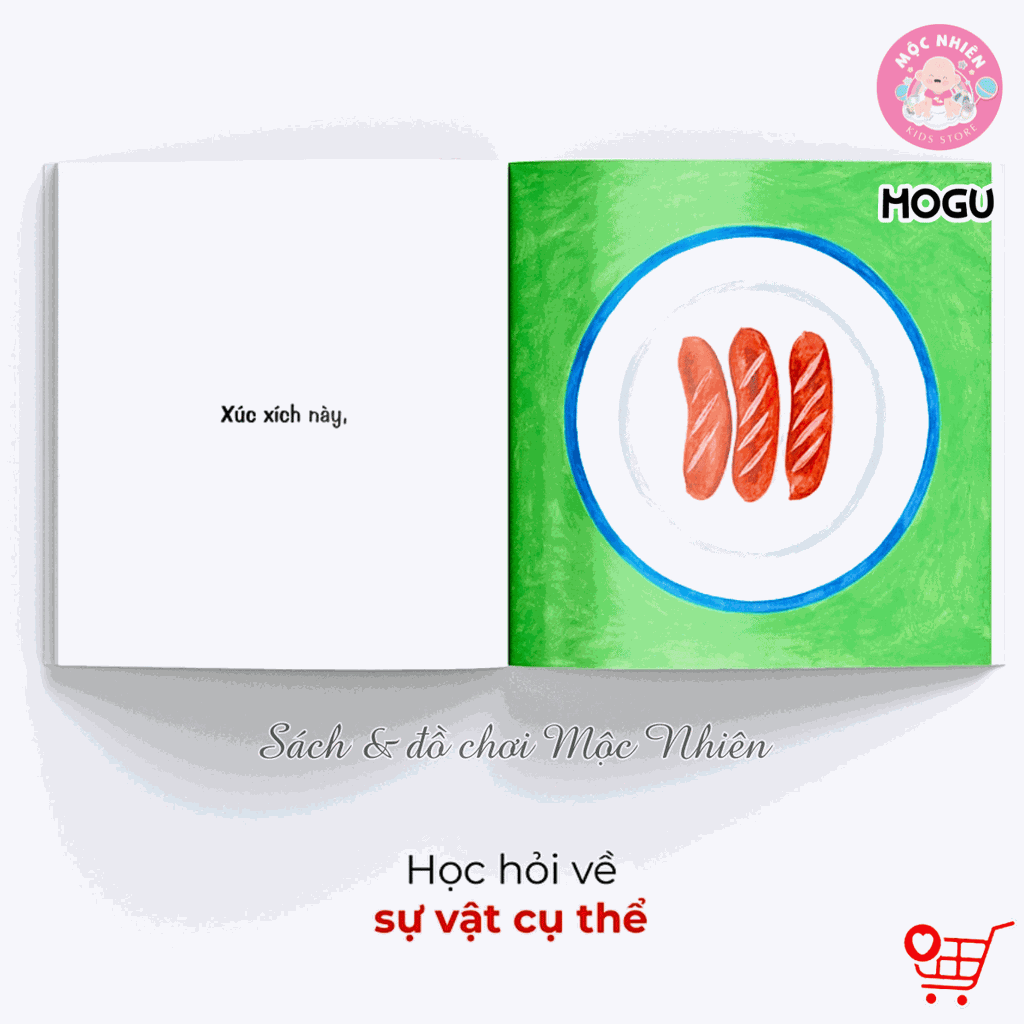 Combo 03 cuốn Sách Truyện Ehon cho bé 0-3 tuổi - Bé làm quen - MOGU