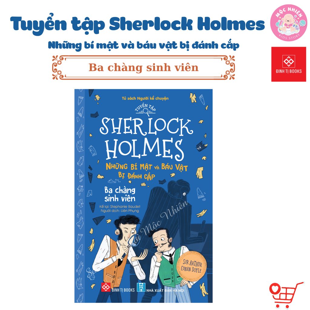 Sách - Tuyển tập Sherlock Holmes - Những bí mật và báu vật bị đánh cắp (10 tập) - Đinh Tị Books