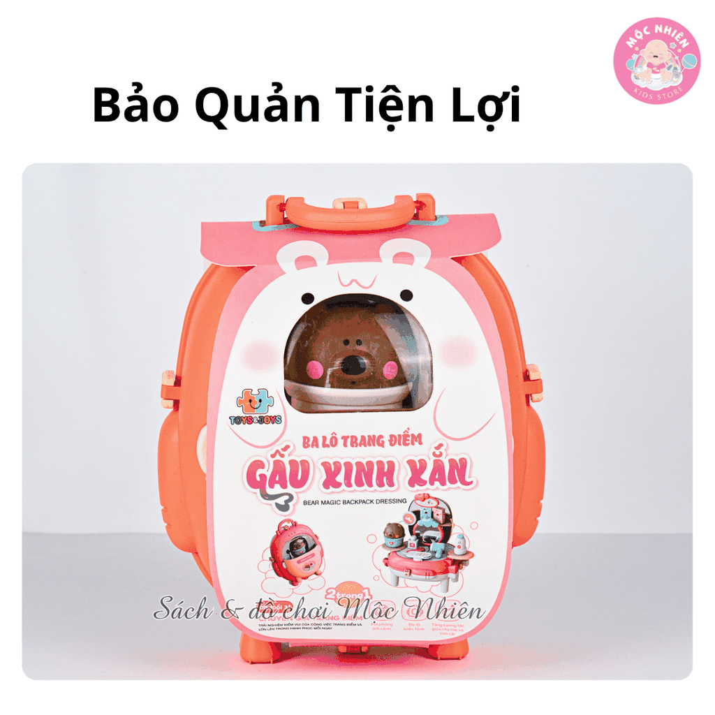 Đồ chơi nhập vai ba lô gấu xinh xắn - Bear Magic Backpack - Cho trẻ từ 3 tuổi - Toys&Joys