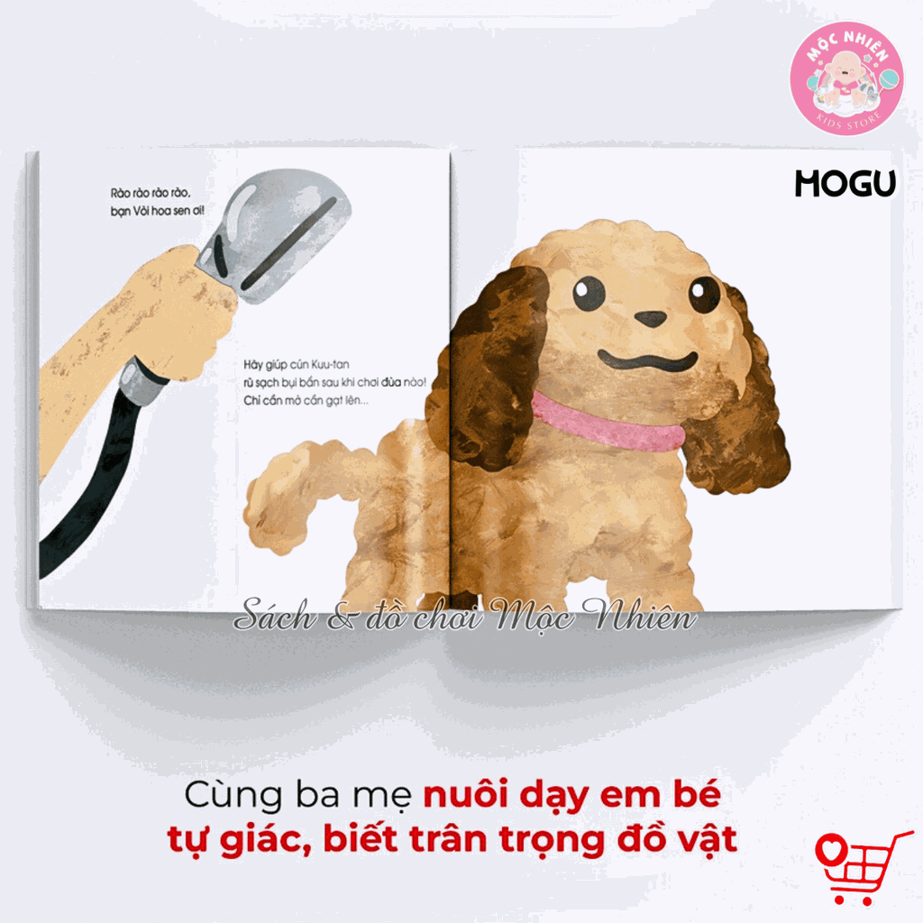 Combo 04 cuốn Sách Truyện Ehon cho bé 1-2-3 tuổi - Bé học đồ vật (0-3 tuổi) - MOGU