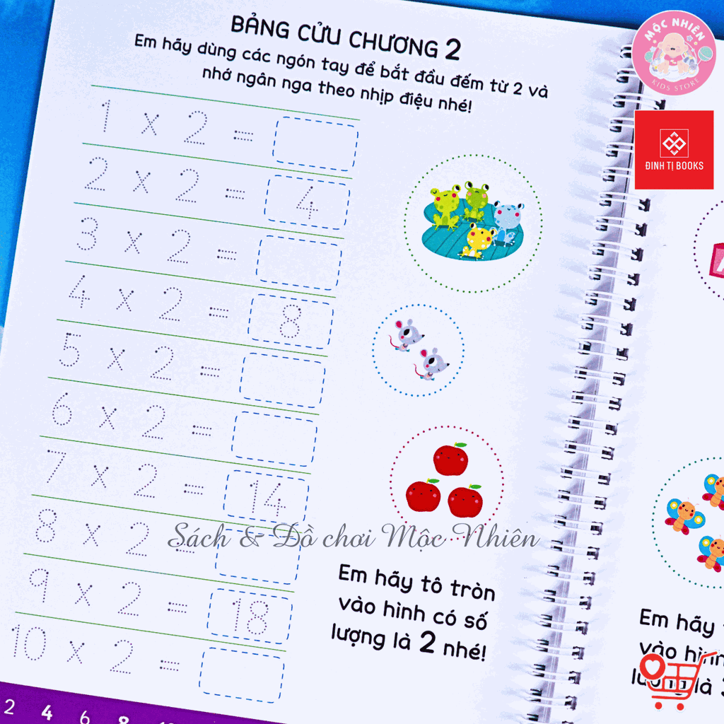 Combo 04 cuốn Sách viết xóa thông minh (Cho bé từ 4-7 tuổi) - Đinh Tị Books