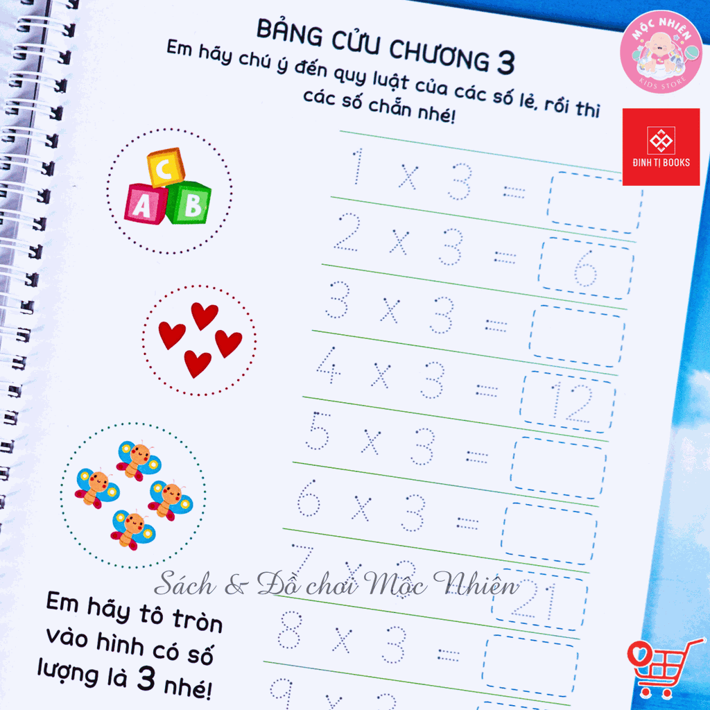 Combo 04 cuốn Sách viết xóa thông minh (Cho bé từ 4-7 tuổi) - Đinh Tị Books