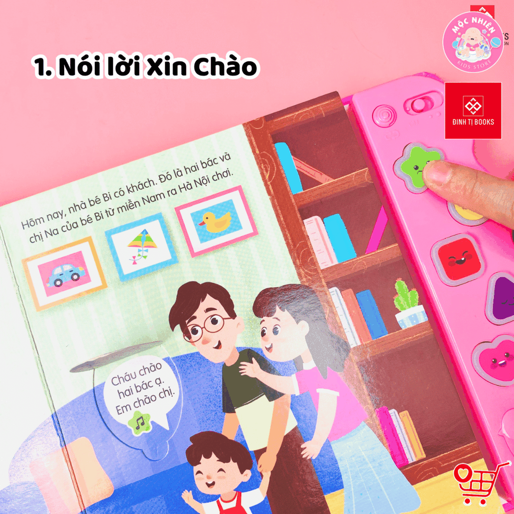 Sách âm thanh - Bé ngoan học lễ phép - Đinh Tị Books