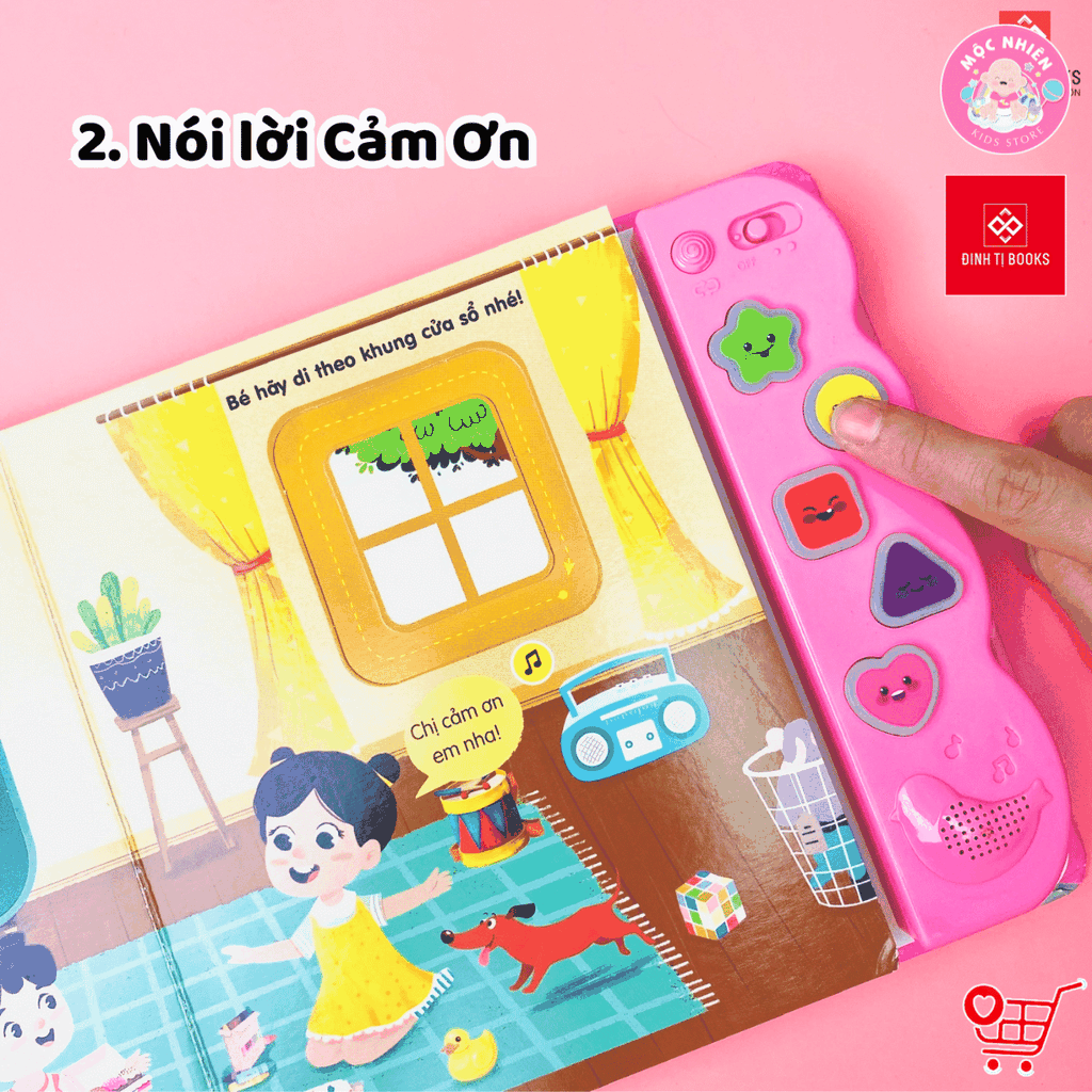 Sách âm thanh - Bé ngoan học lễ phép - Đinh Tị Books