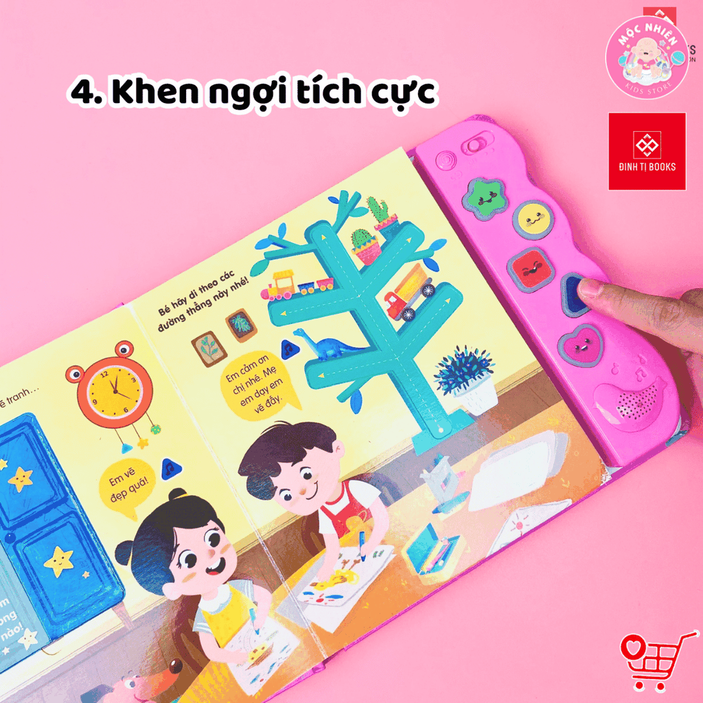 Sách âm thanh - Bé ngoan học lễ phép - Đinh Tị Books