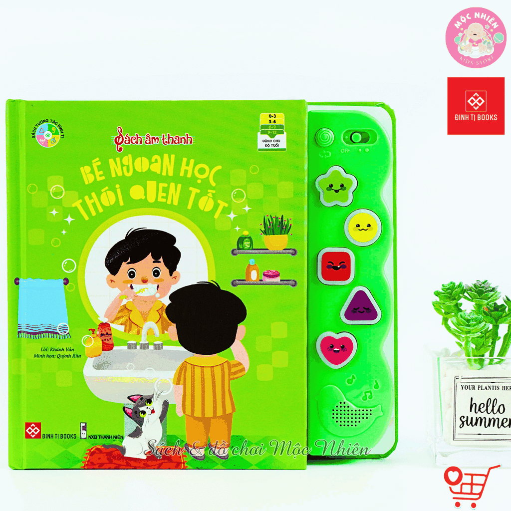 Sách âm thanh - Bé ngoan học thói quen tốt - Đinh Tị Books