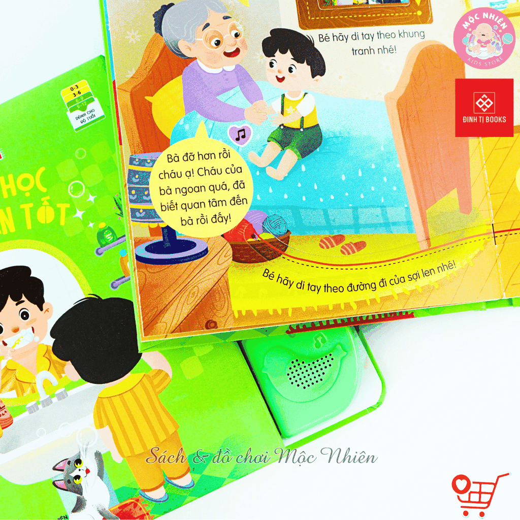 Sách âm thanh - Bé ngoan học thói quen tốt - Đinh Tị Books