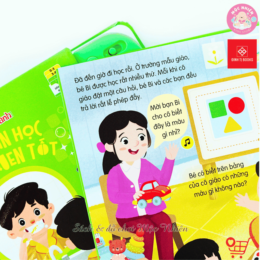 Sách âm thanh - Bé ngoan học thói quen tốt - Đinh Tị Books