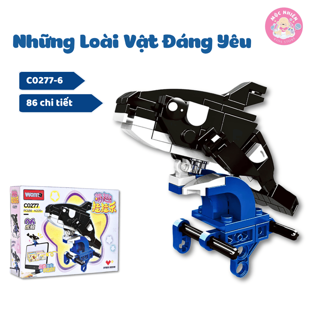 Đồ chơi lắp ráp WOMA C0277 - Những loài vật dễ thương (655 mảnh ghép)