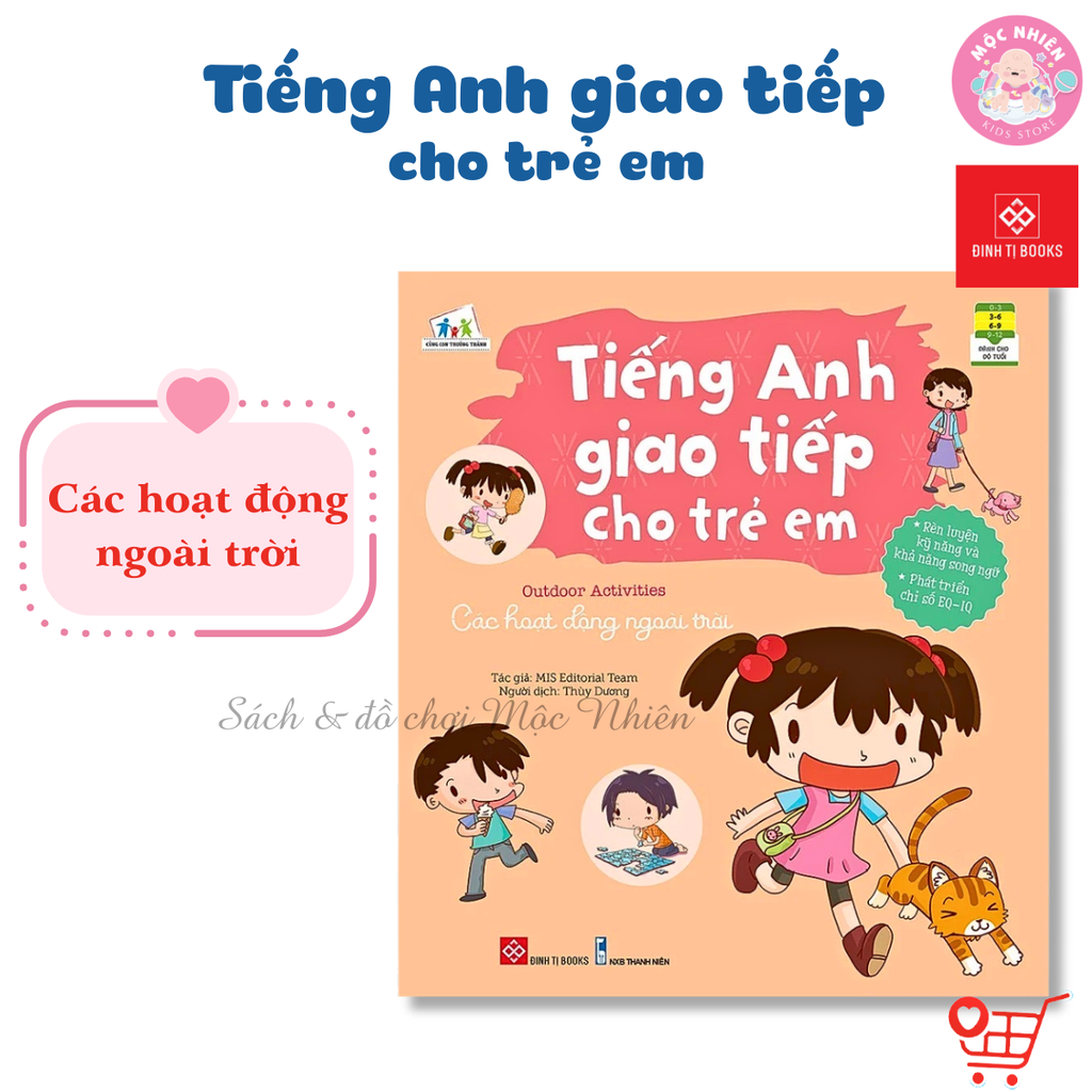 Sách - Tiếng Anh giao tiếp cho trẻ em - Đinh Tị Books