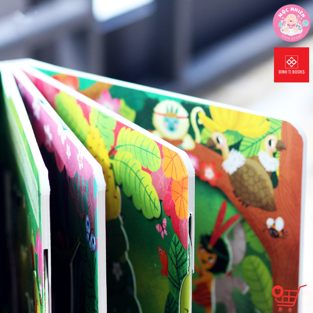 Sách chuyển động - First Stories (tương tác đẩy, trượt, kéo cho trẻ 0 - 6 tuổi) - Đinh Tị Books