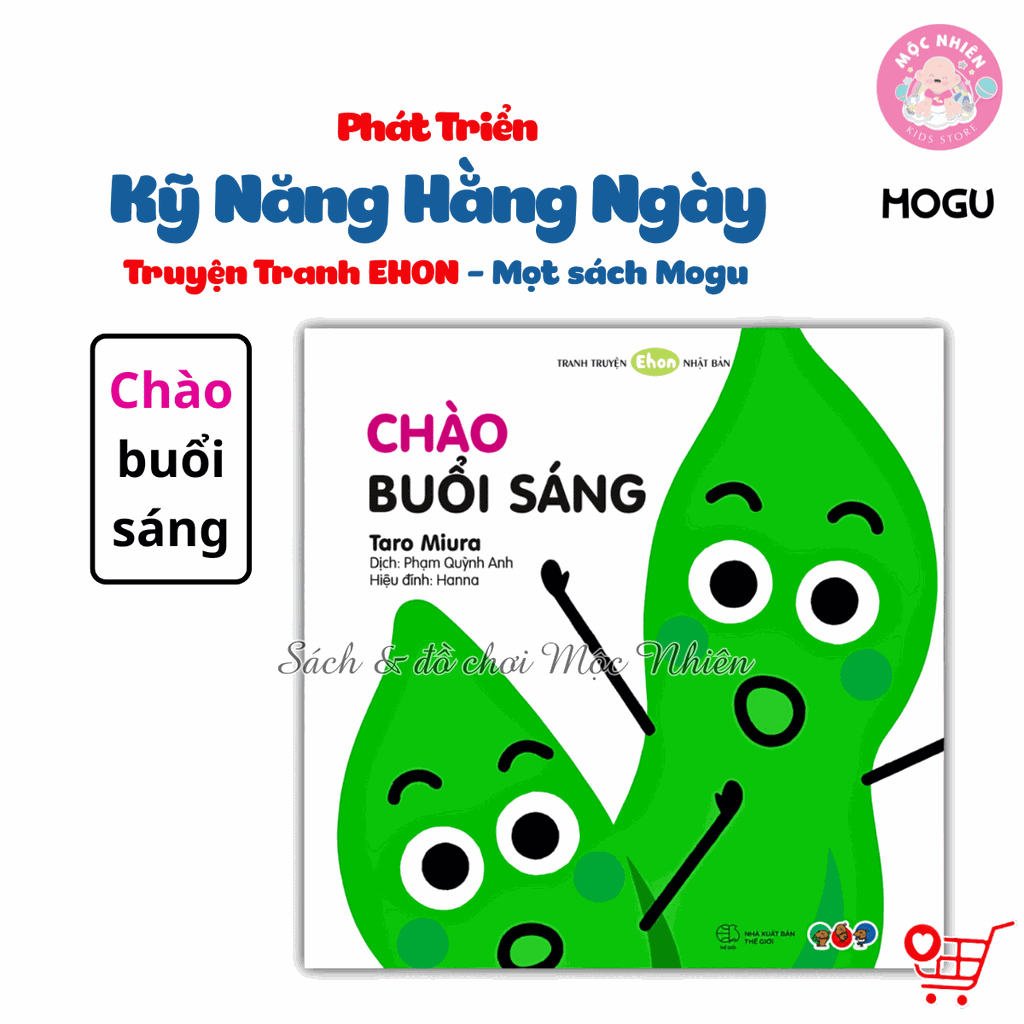 Sách Truyện Ehon bé 1-2-3 tuổi - Phát triển kỹ năng hằng ngày - MOGU