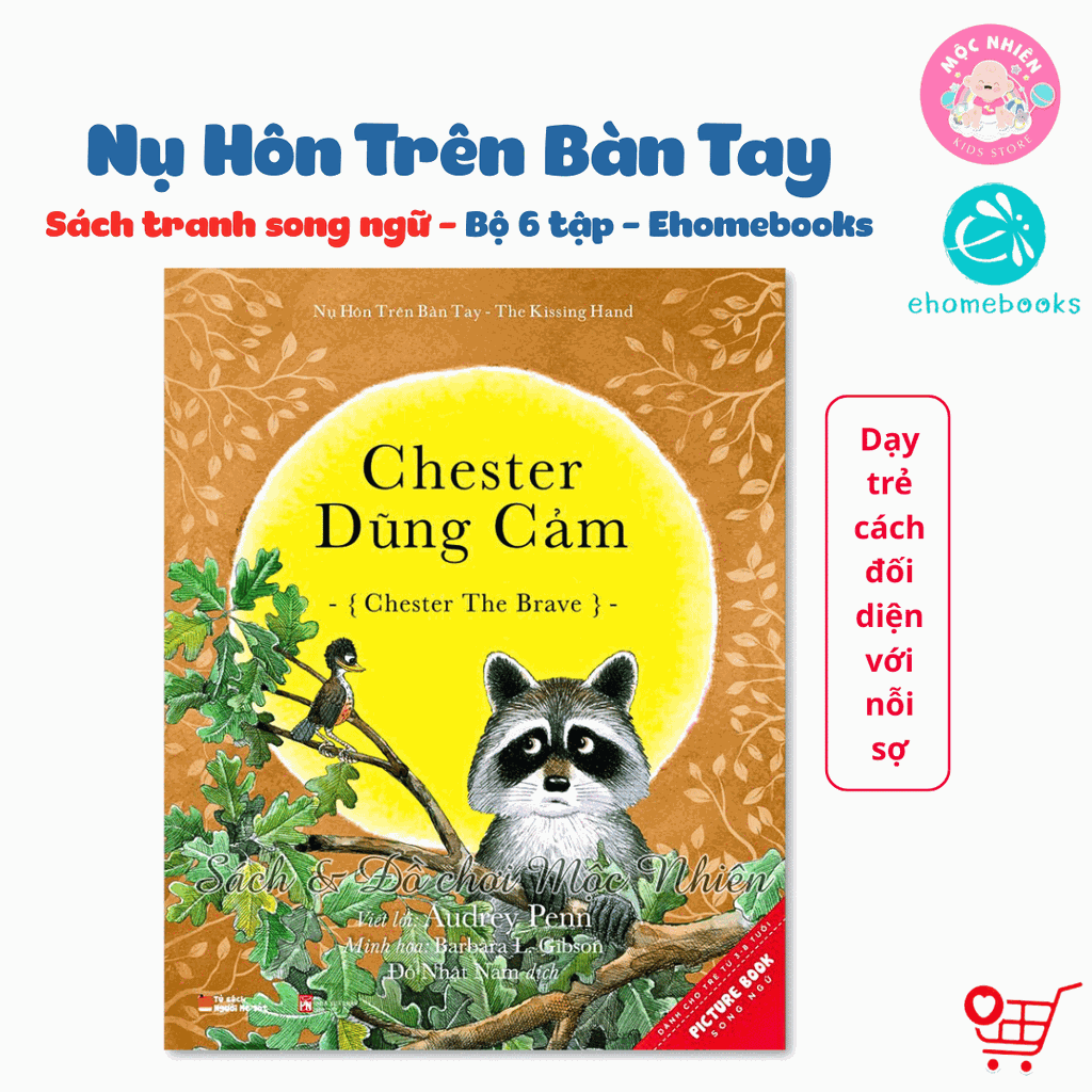 Sách tranh song ngữ - Nụ Hôn Trên Bàn Tay (6 cuốn lẻ tùy chọn) - Ehomebooks