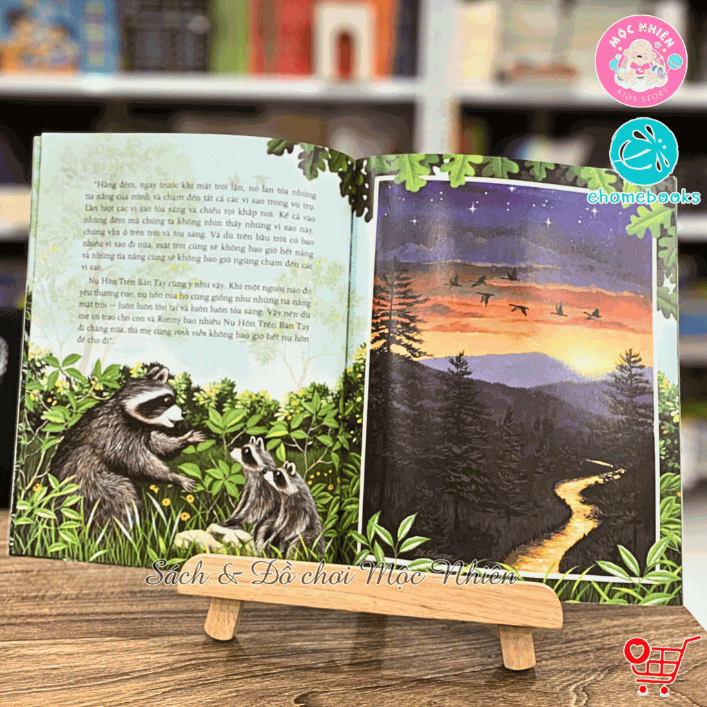 Sách tranh song ngữ - Nụ Hôn Trên Bàn Tay (6 cuốn lẻ tùy chọn) - Ehomebooks