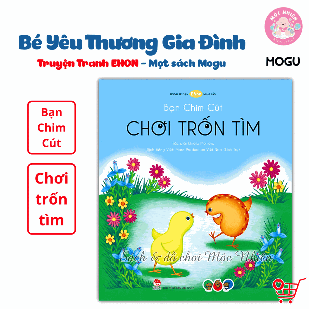 Combo 03 cuốn Sách Truyện Ehon cho bé 1-2-3 tuổi - Bé yêu thương gia đình - MOGU
