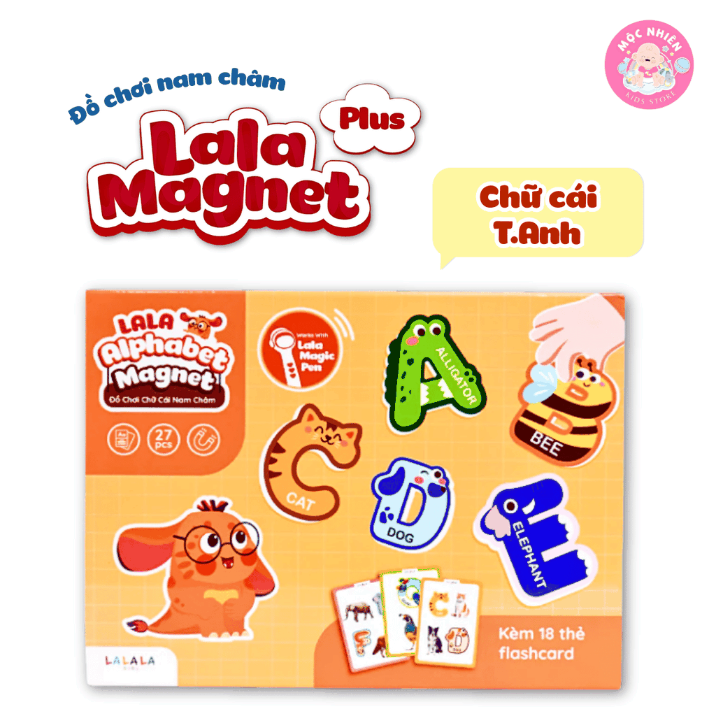 Đồ chơi nam châm Lala Magnet Plus hỗ trợ phát triển khả năng tư duy, Nâng cấp trải nghiệm học tập - Lalala baby