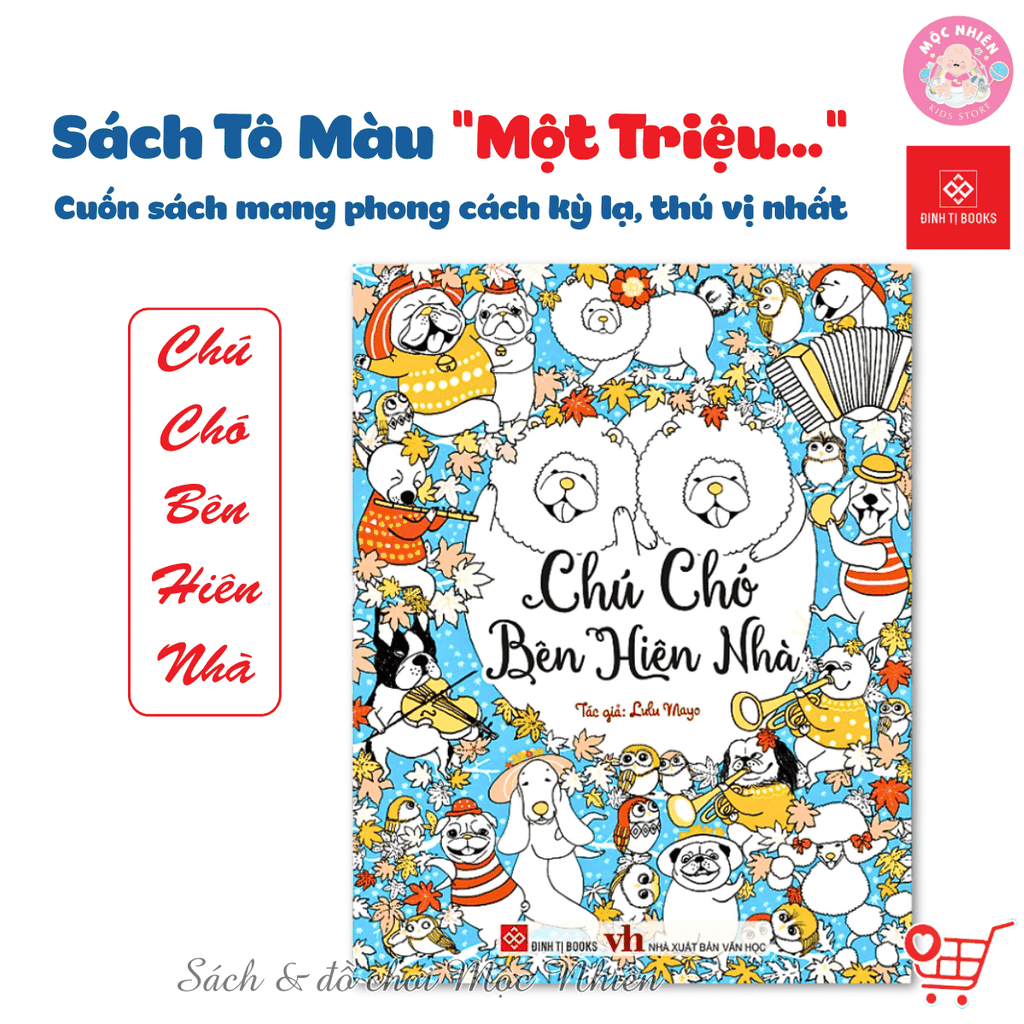 Sách tô màu Một triệu của Lulu Mayo (cuốn sách mang phong cách kỳ lạ, thú vị nhất) - Đinh Tị Books