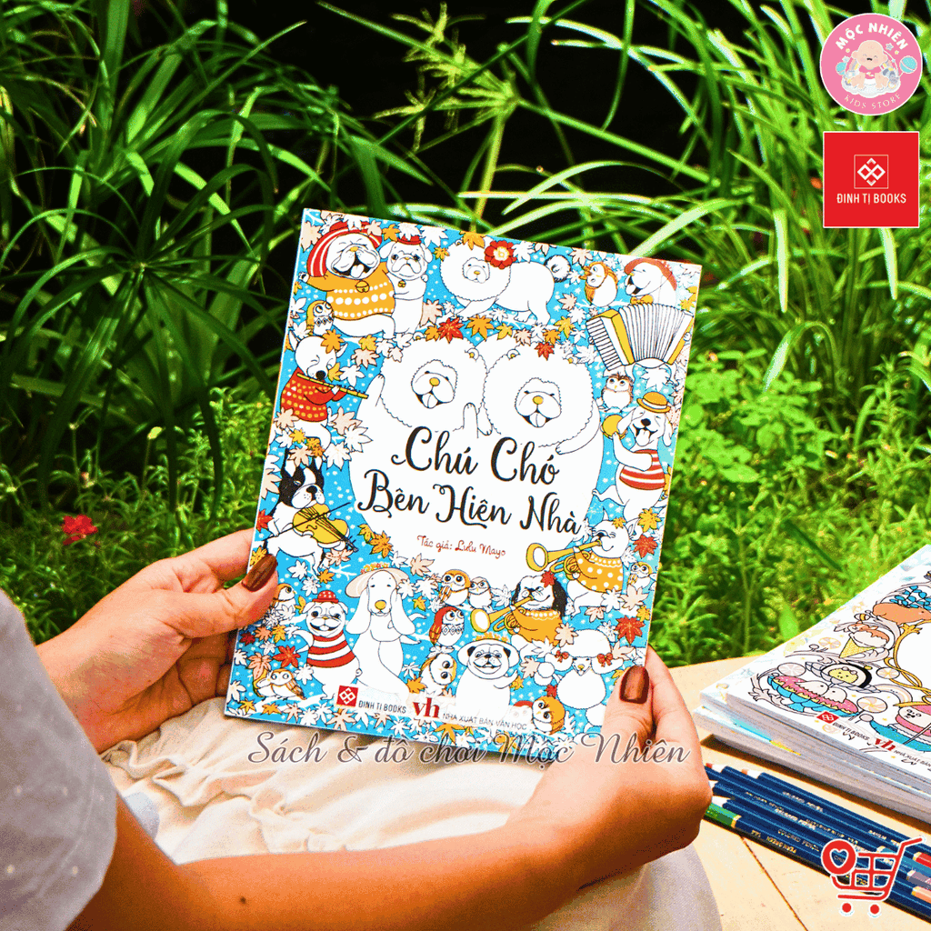 Combo 05 cuốn Sách tô màu Một triệu của Lulu Mayo (cuốn sách mang phong cách kỳ lạ, thú vị nhất) - Đinh Tị Books