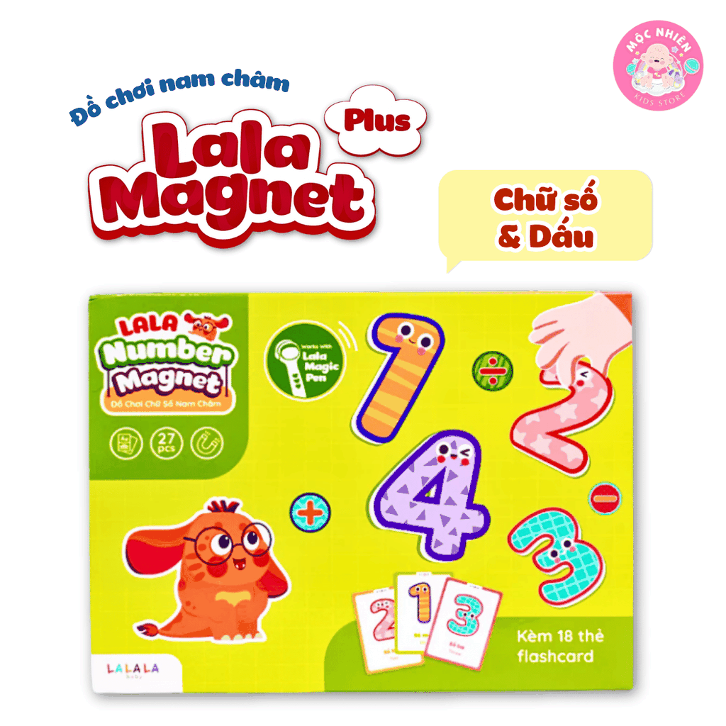 Đồ chơi nam châm Lala Magnet Plus hỗ trợ phát triển khả năng tư duy, Nâng cấp trải nghiệm học tập - Lalala baby
