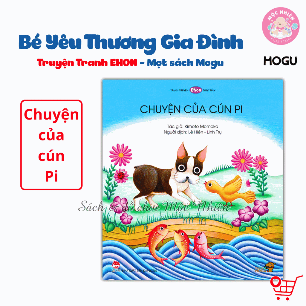Combo 03 cuốn Sách Truyện Ehon cho bé 1-2-3 tuổi - Bé yêu thương gia đình - MOGU