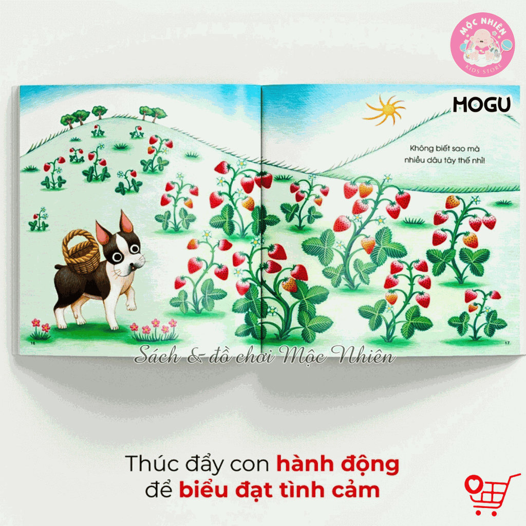 Combo 03 cuốn Sách Truyện Ehon cho bé 1-2-3 tuổi - Bé yêu thương gia đình - MOGU