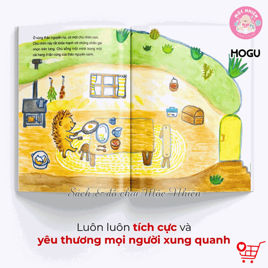 Sách Truyện Ehon cho bé 3-6 tuổi - Phát triển cảm xúc - MOGU