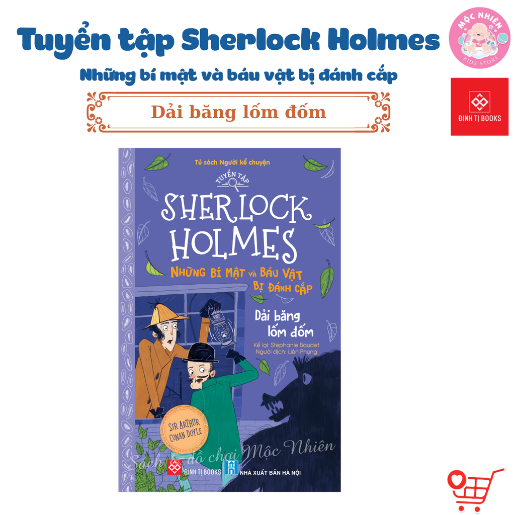Sách - Tuyển tập Sherlock Holmes - Những bí mật và báu vật bị đánh cắp (10 tập) - Đinh Tị Books
