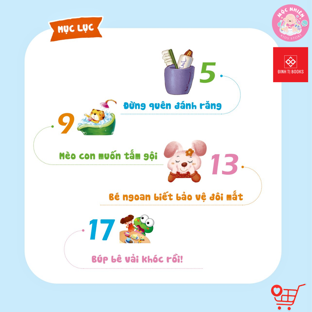 Sách dán hình - Dạy trẻ thói quen tốt - Đinh Tị Books