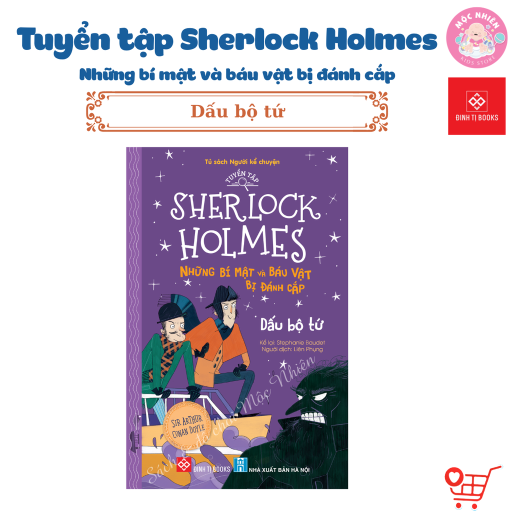 Sách - Tuyển tập Sherlock Holmes - Những bí mật và báu vật bị đánh cắp (10 tập) - Đinh Tị Books