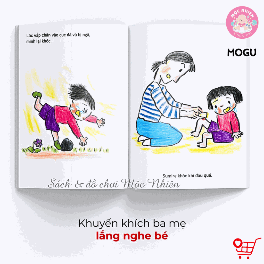 Sách Truyện Ehon cho bé 3-6 tuổi - Phát triển cảm xúc - MOGU