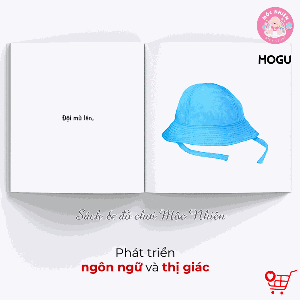 Combo 03 cuốn Sách Truyện Ehon cho bé 0-3 tuổi - Bé làm quen - MOGU