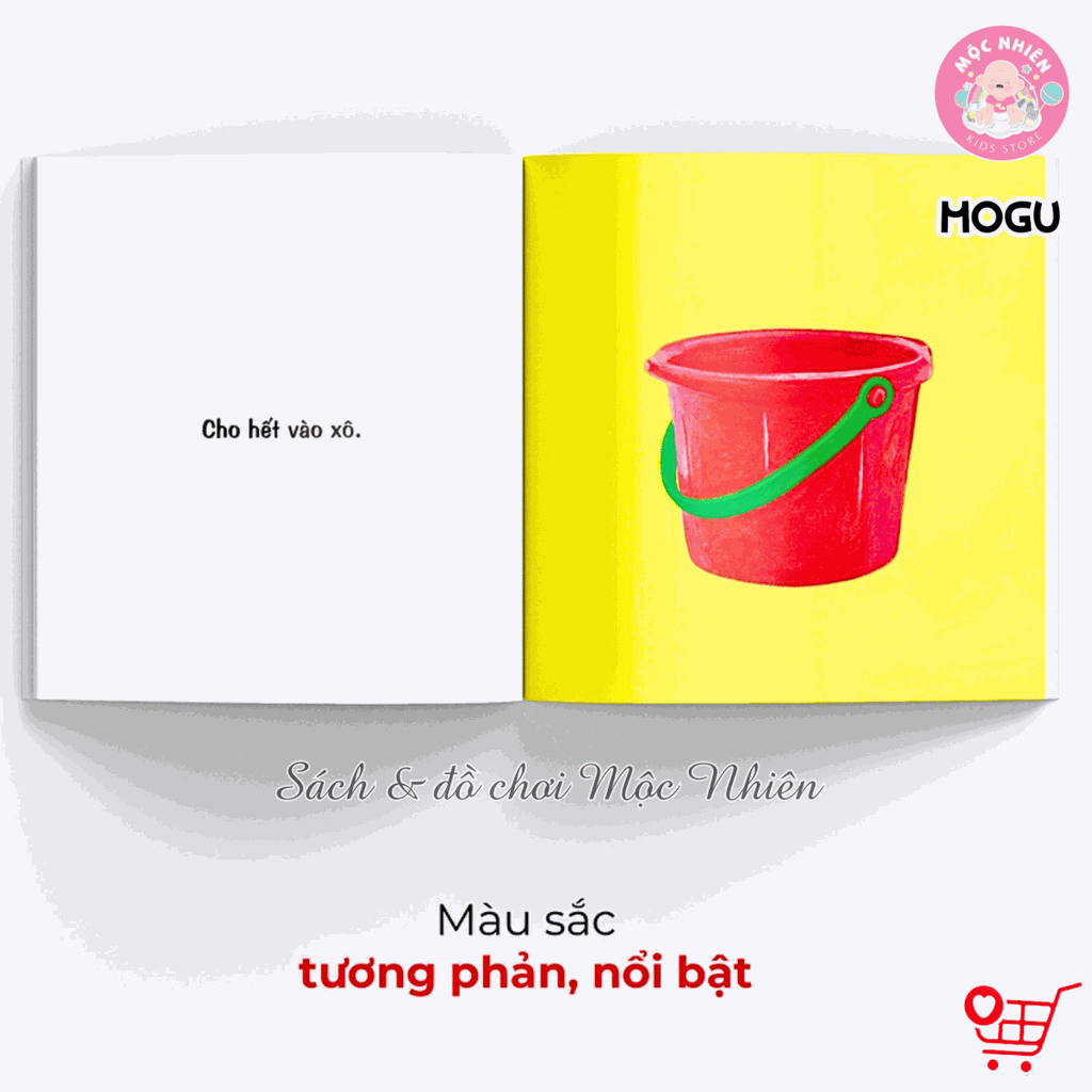 Sách Truyện Ehon cho bé 0-3 tuổi - Bé làm quen - MOGU