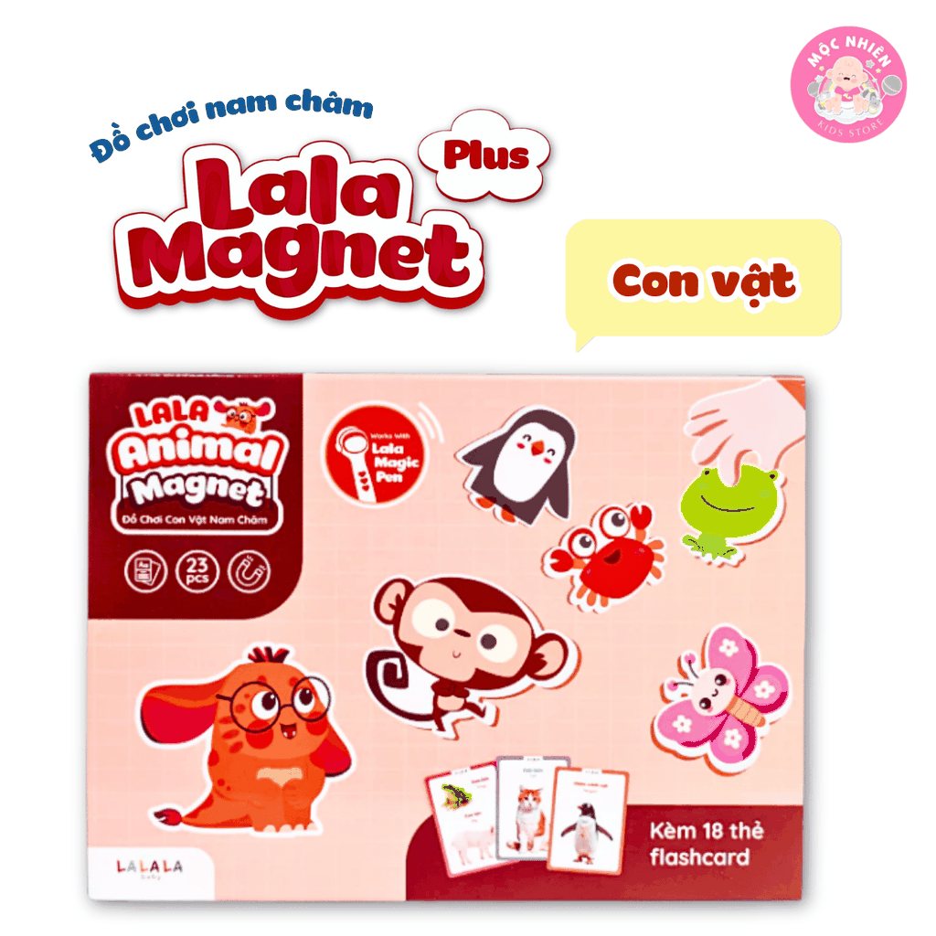 Đồ chơi nam châm Lala Magnet Plus hỗ trợ phát triển khả năng tư duy, Nâng cấp trải nghiệm học tập - Lalala baby