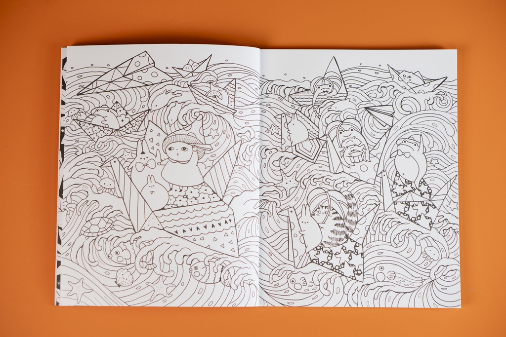 Combo 05 cuốn Sách tô màu Một triệu của Lulu Mayo (cuốn sách mang phong cách kỳ lạ, thú vị nhất) - Đinh Tị Books