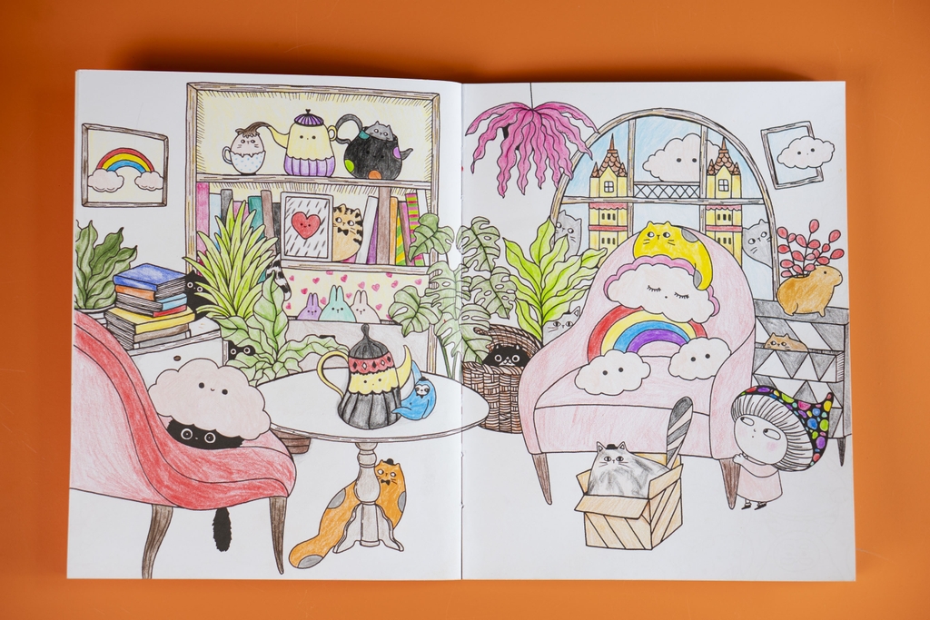 Sách tô màu Một triệu của Lulu Mayo (cuốn sách mang phong cách kỳ lạ, thú vị nhất) - Đinh Tị Books