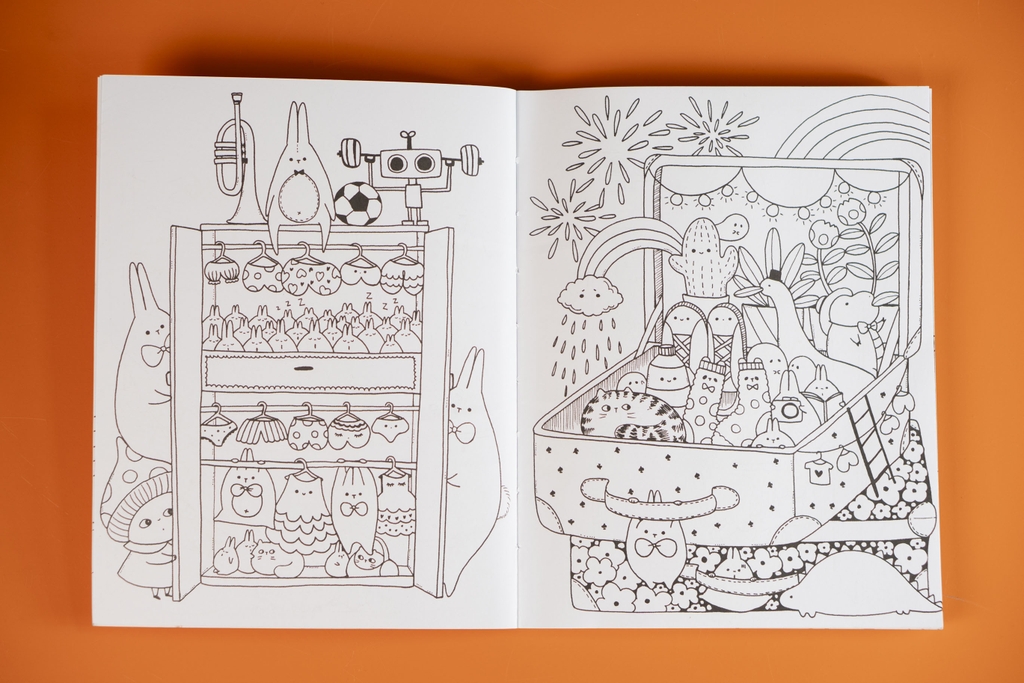 Combo 05 cuốn Sách tô màu Một triệu của Lulu Mayo (cuốn sách mang phong cách kỳ lạ, thú vị nhất) - Đinh Tị Books