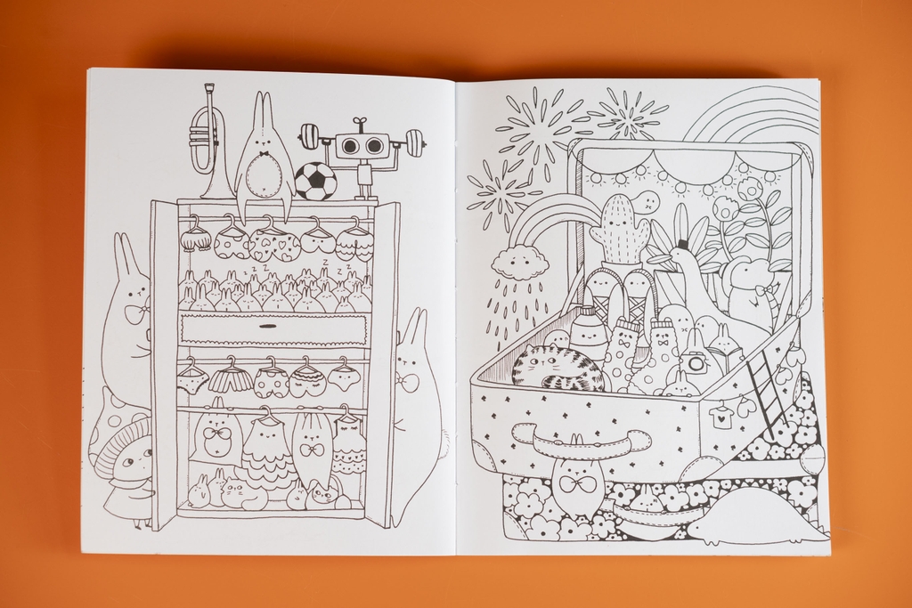 Sách tô màu Một triệu của Lulu Mayo (cuốn sách mang phong cách kỳ lạ, thú vị nhất) - Đinh Tị Books