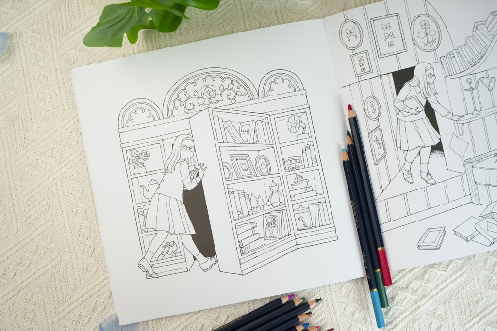 Combo 03 cuốn Sách tô màu Ida Chiaki - Nơi trú ẩn bình yên - Đinh Tị Books