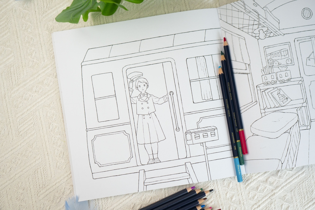 Combo 03 cuốn Sách tô màu Ida Chiaki - Nơi trú ẩn bình yên - Đinh Tị Books